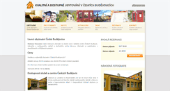 Desktop Screenshot of levne-ubytovani-ceske-budejovice.cz